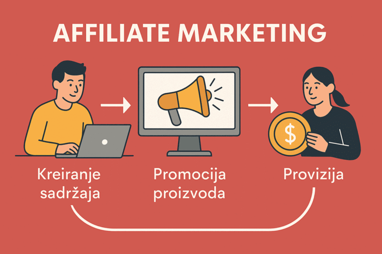 Affiliate marketing resursi - Proces affiliate marketing u Srbiji – od klika posetioca do ostvarene provizije