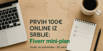 Kako zaraditi 100 evra online iz Srbije – Fiverr vodič