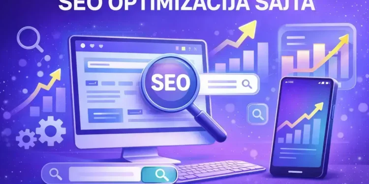 SEO optimizacija sajta – prikaz rasta Google pozicija i analitike