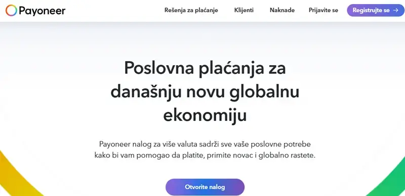 Payoneer Srbija registracija naloga