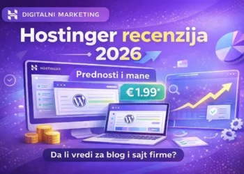 Hostinger recenzija 2026 za blog, WordPress sajt i mali biznis