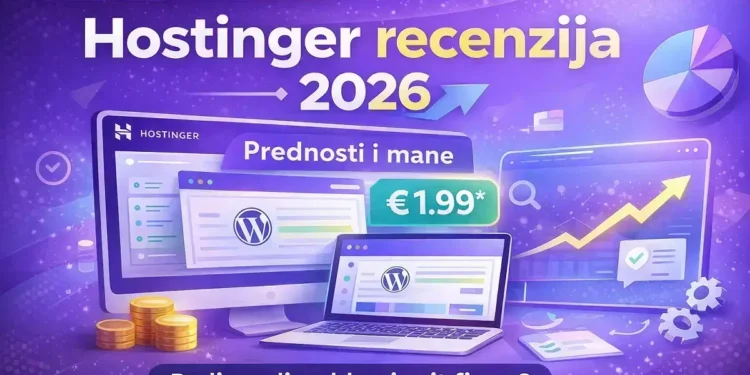 Hostinger recenzija 2026 za blog, WordPress sajt i mali biznis