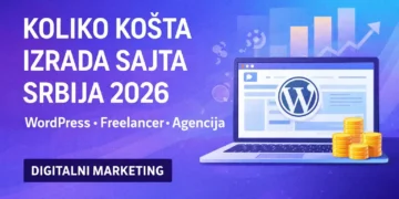koliko košta izrada sajta u Srbiji 2026 cena wordpress sajta