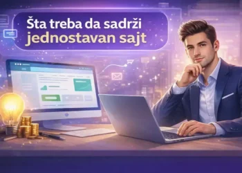 šta treba da sadrži jednostavan sajt za firmu u Srbiji