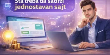 šta treba da sadrži jednostavan sajt za firmu u Srbiji