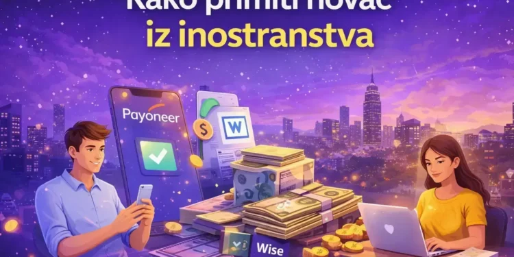 kako primiti novac iz inostranstva payoneer wise banka devizni racun